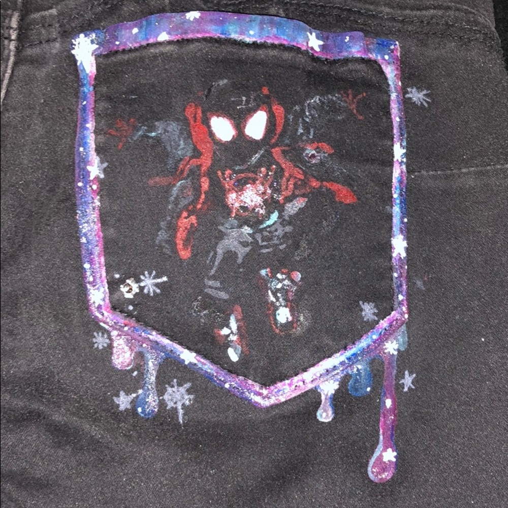 Black Spider-man Jeans